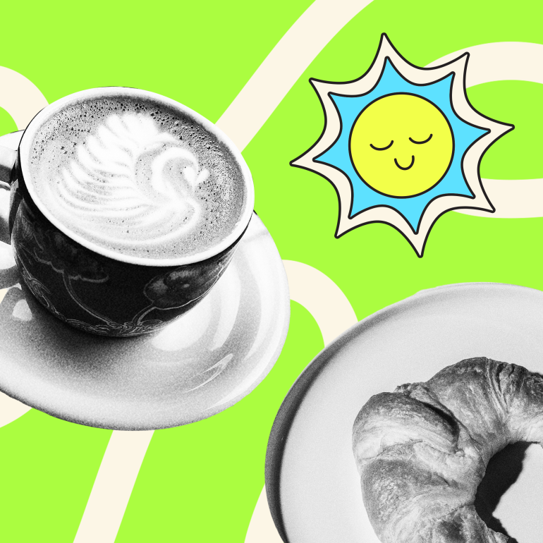 Morning blend breakfast art